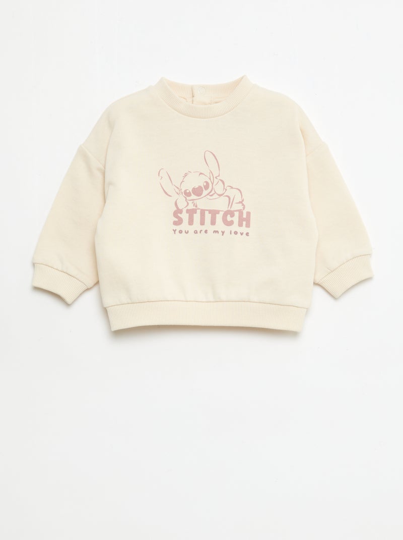 Ensemble Sweat-shirt + leggings 'Disney' Beige - Kiabi