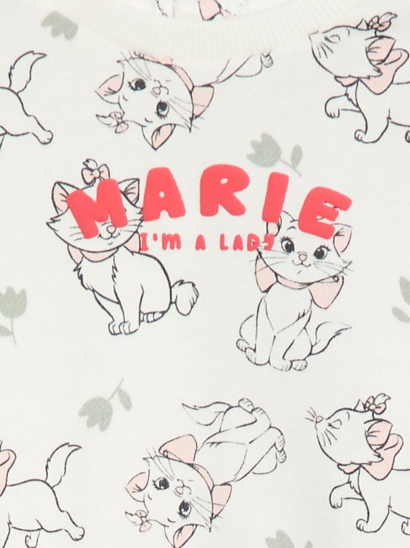 Ensemble Sweat-shirt + leggings 'Disney' Blanc - Kiabi