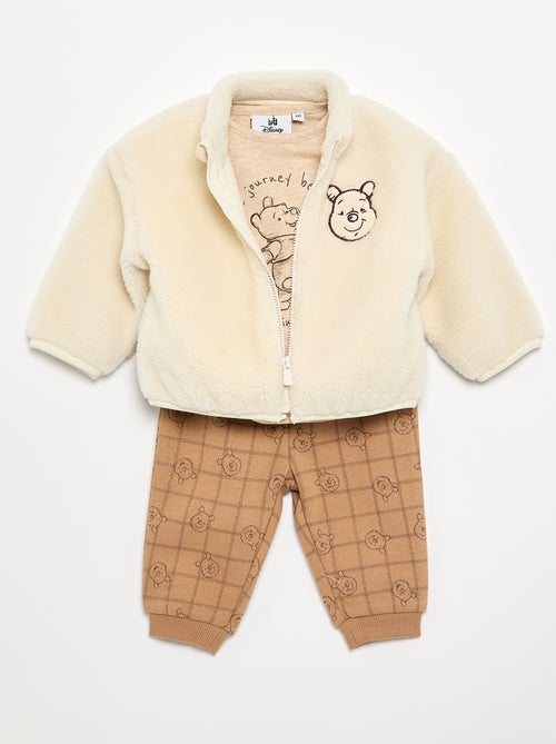 Ensemble sweat + t-shirt + pantalon 'Winnie' 'Disney' - 3 pièces - Kiabi