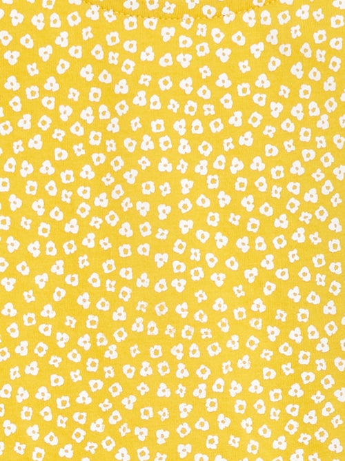 Ensemble t-shirt à manches volantées + short à motif - 2 pièces - Kiabi