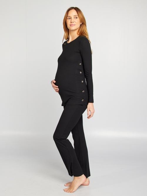 Ensemble t-shirt allaitement + pantalon - 2 pièces - Kiabi
