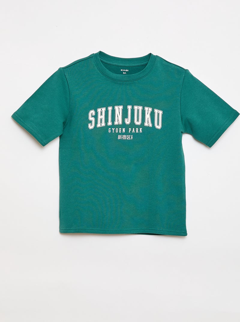 Ensemble t-shirt + bermuda - 2 pièces Blanc - Kiabi