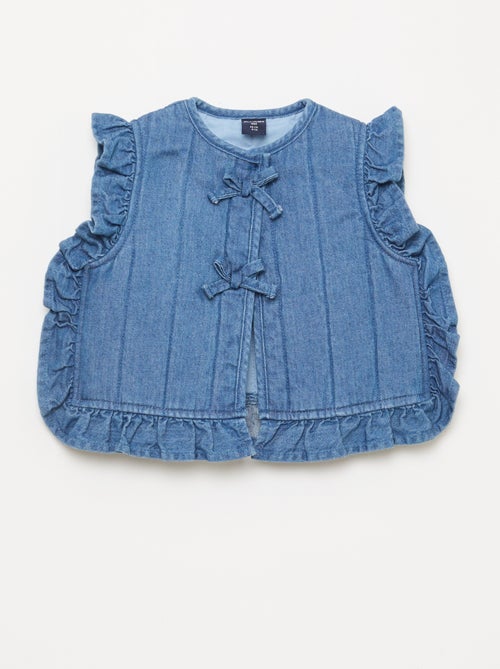 Ensemble t-shirt + legging + gilet - 3 pièces - Kiabi