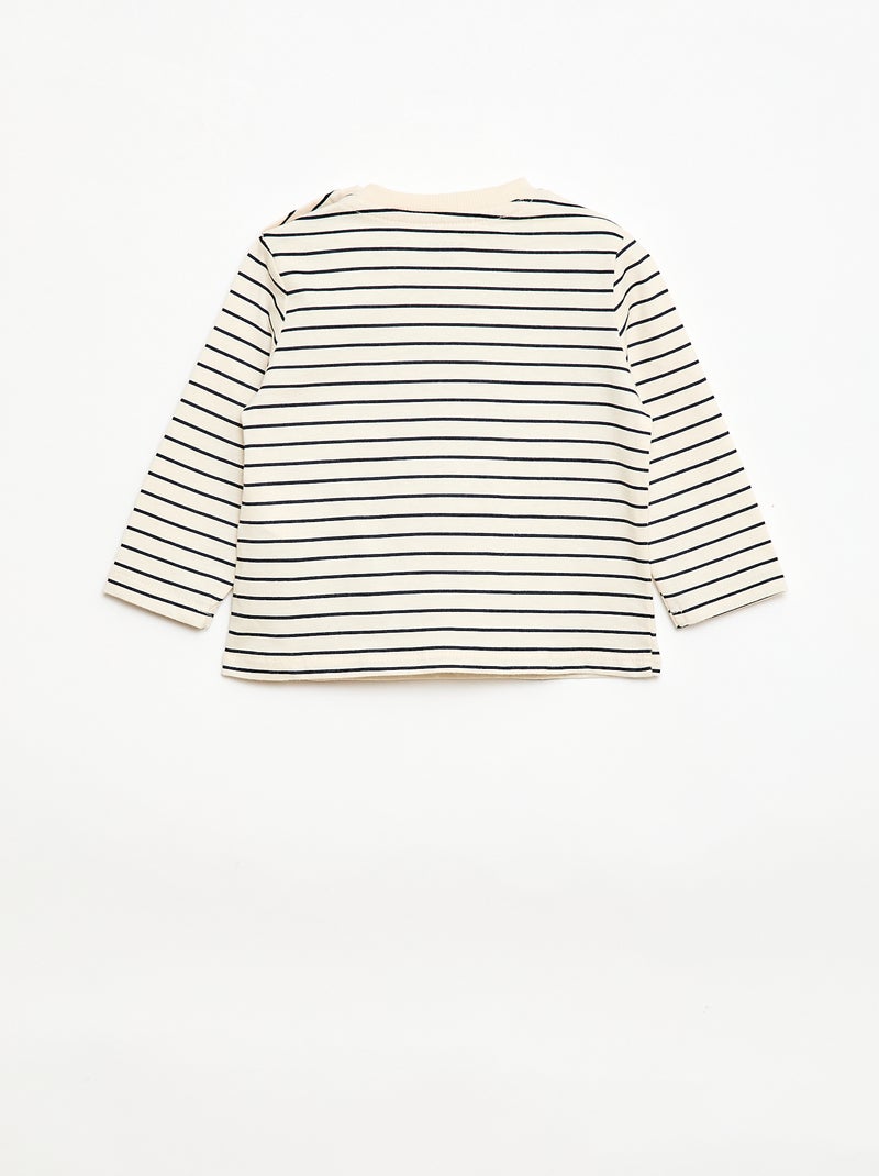 Ensemble t-shirt + pantalon - 2 pièces Blanc - Kiabi