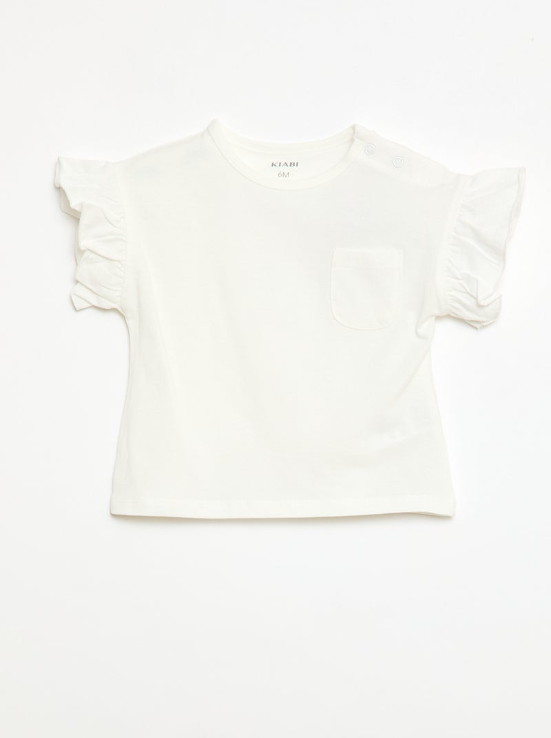 Ensemble t-shirt + pantalon - 2 poches Bleu - Kiabi