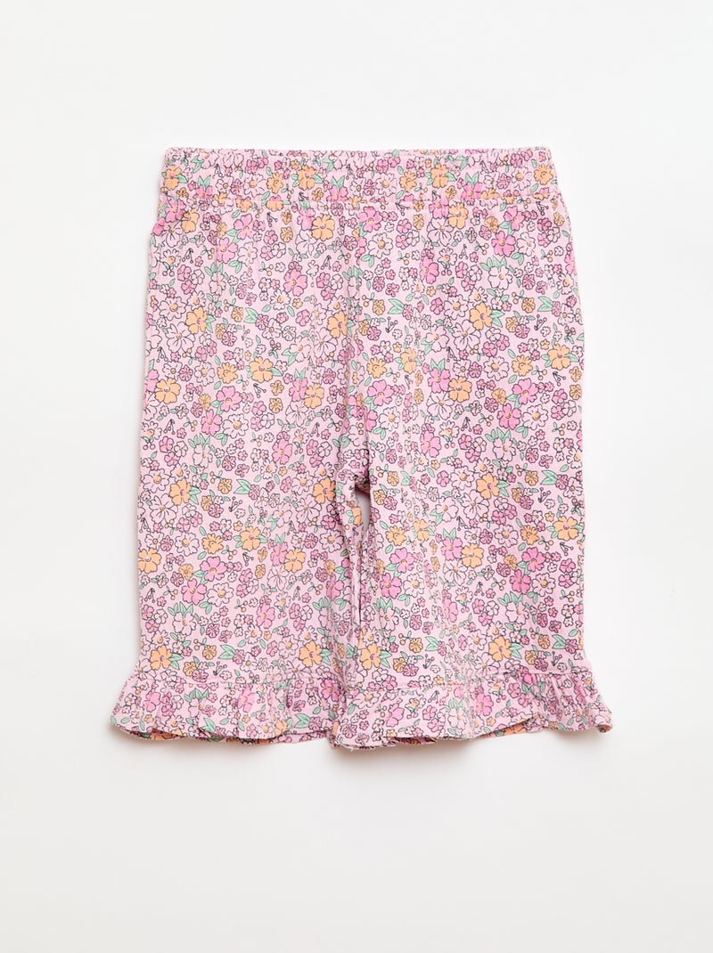 Ensemble t-shirt + pantalon - 2 poches Rose - Kiabi