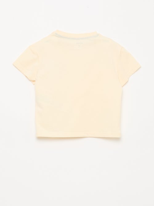 Ensemble t-shirt + pantalon en denim - 2 pièces - Kiabi