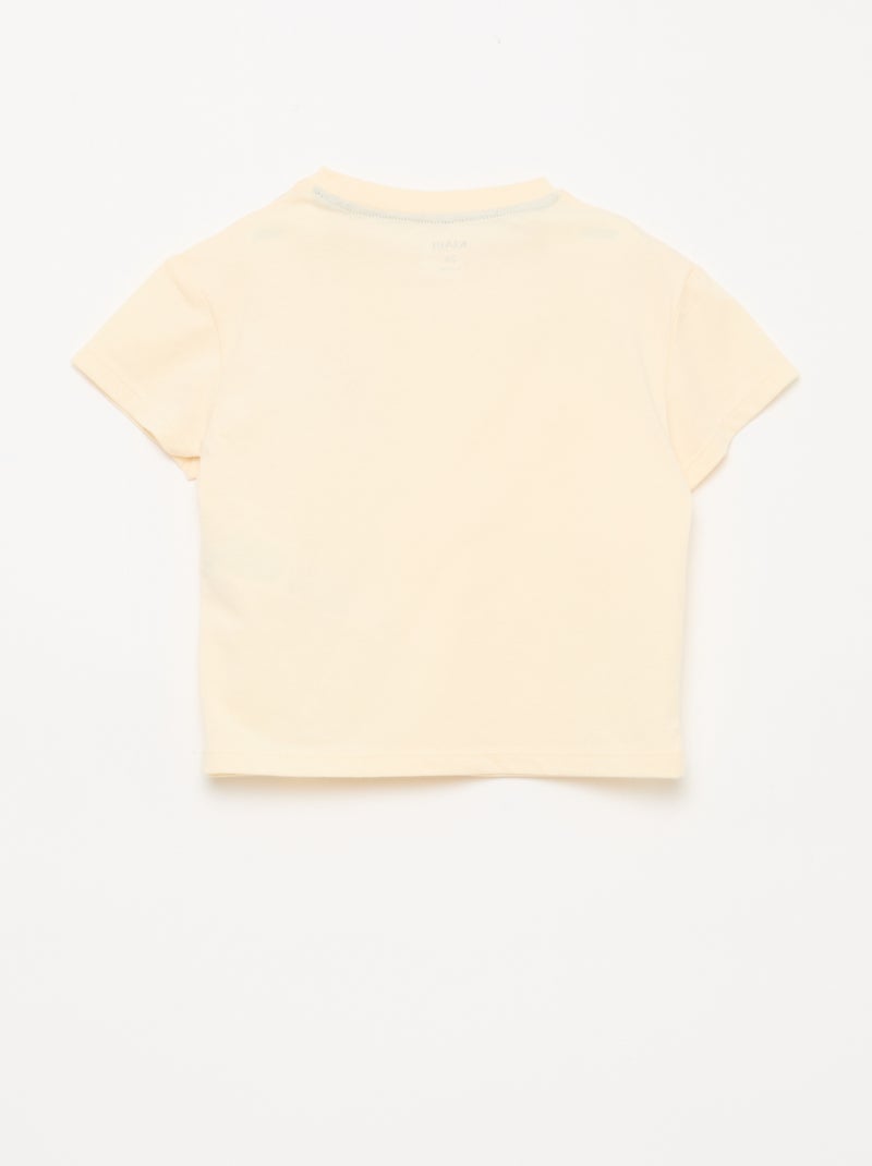 Ensemble t-shirt + pantalon en denim - 2 pièces Bleu - Kiabi