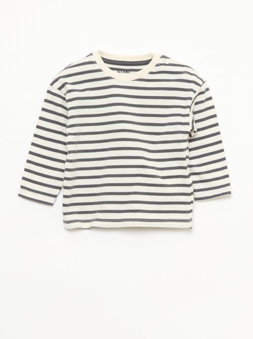 Ensemble t-shirt + salopette - 2 pièces - Kiabi