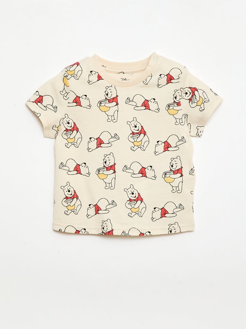 Ensemble t-shirt + salopette 'Winnie' 'Disney' - 2 pièces Beige - Kiabi