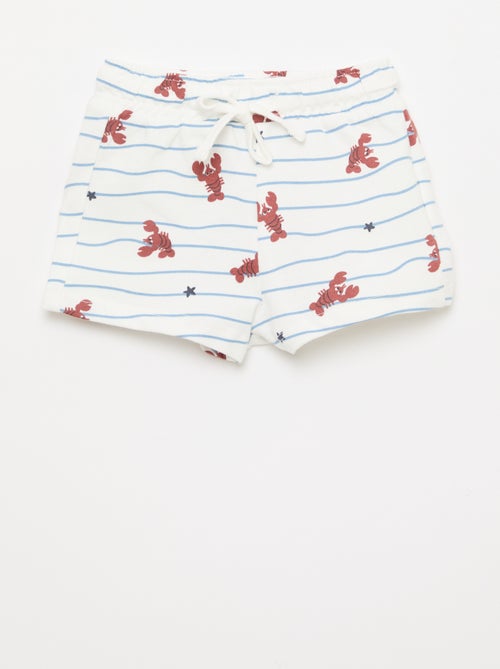 Ensemble t-shirt + short à motif - 2 pièces - Kiabi