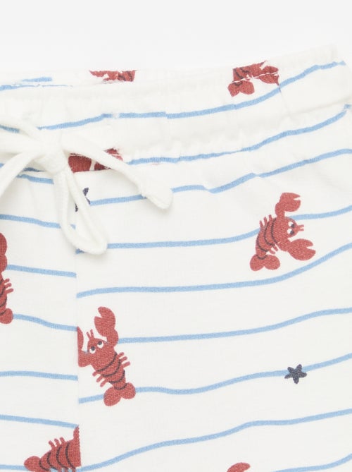 Ensemble t-shirt + short à motif - 2 pièces - Kiabi