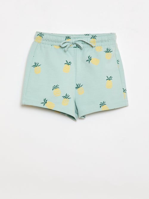 Ensemble t-shirt + short à motif - 2 pièces - Kiabi