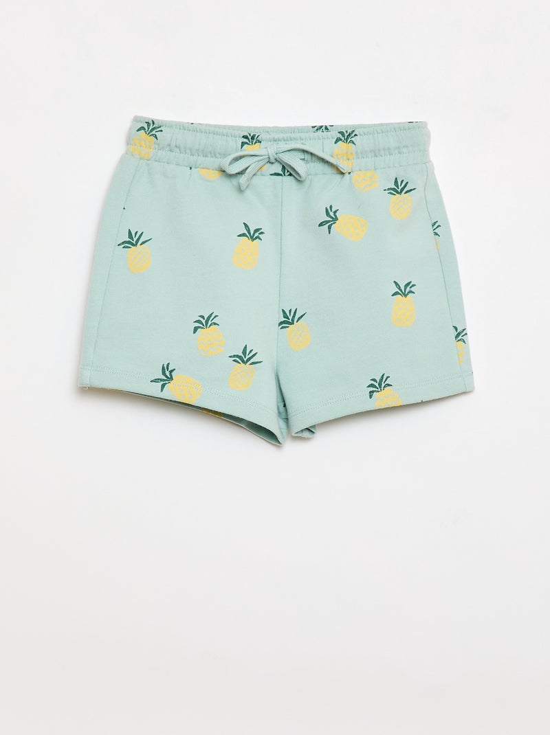 Ensemble t-shirt + short à motif - 2 pièces Bleu - Kiabi