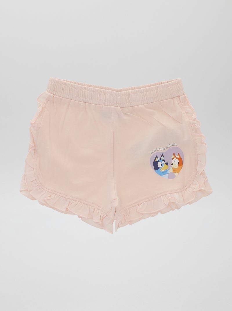 Ensemble t-shirt + short 'Bluey' - 2 pièces Violet - Kiabi