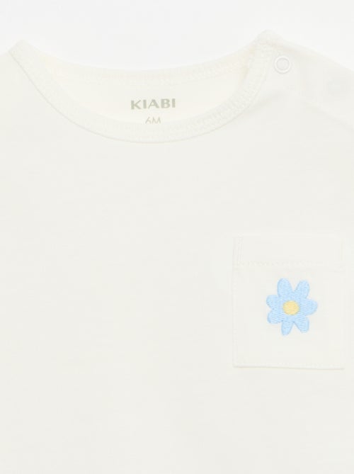 Ensemble T-shirt + short cycliste côtelé - 2 pièces - Kiabi