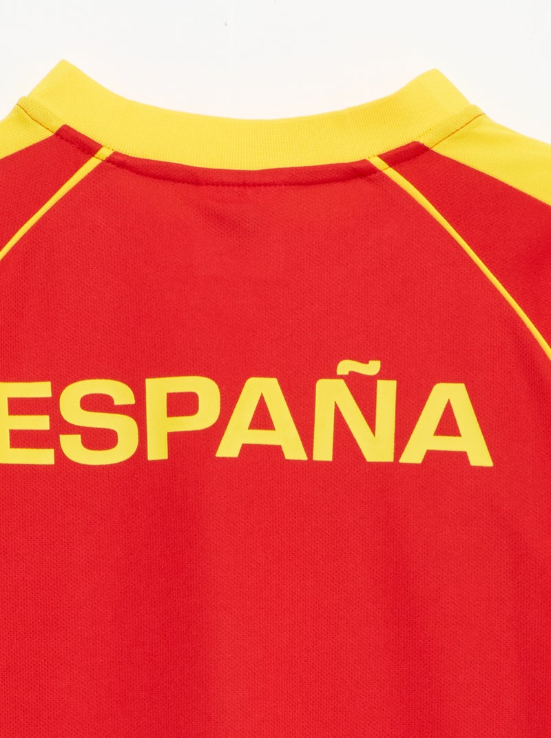 Ensemble t-shirt + short sous licence officielle de La Coupe du Monde de la FIFA 26™ - Espagne Rouge - Kiabi