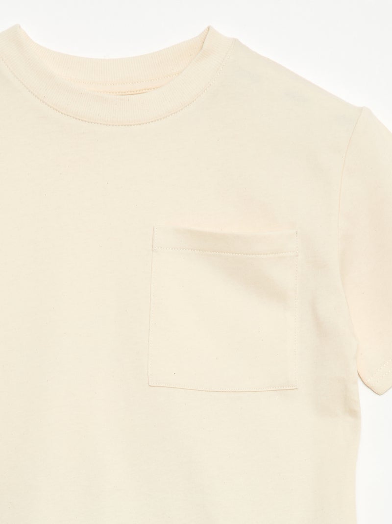 Ensemble t-shirt + short style damier - 2 pièces Bleu - Kiabi