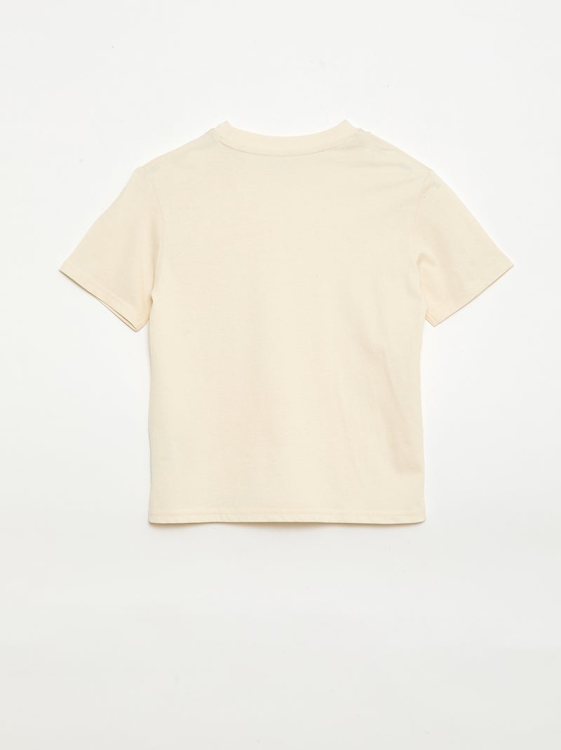 Ensemble t-shirt + short style damier - 2 pièces Bleu - Kiabi