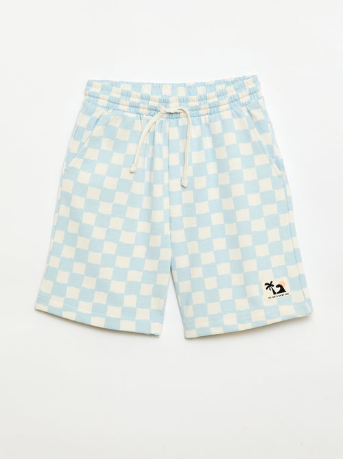 Ensemble t-shirt + short style damier - 2 pièces - Kiabi Ensemble t-shirt + short style damier - 2 pièces - Kiabi