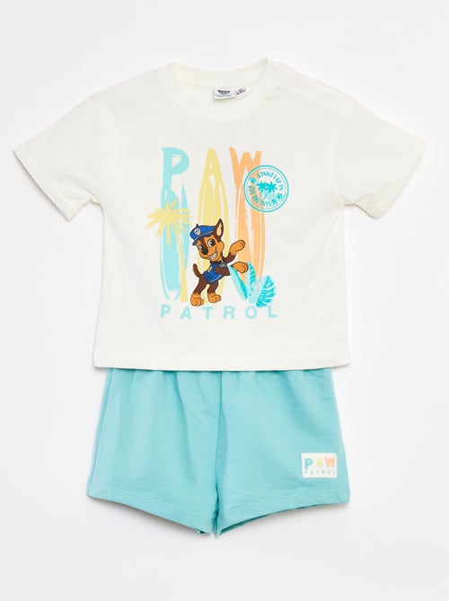 Ensemble tee-shirt + short 'Pat' Patrouille' - Kiabi