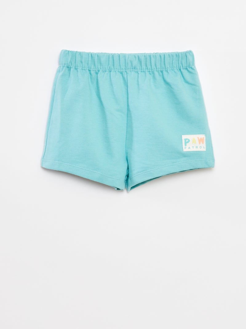 Ensemble tee-shirt + short 'Pat' Patrouille' Blanc/bleu - Kiabi