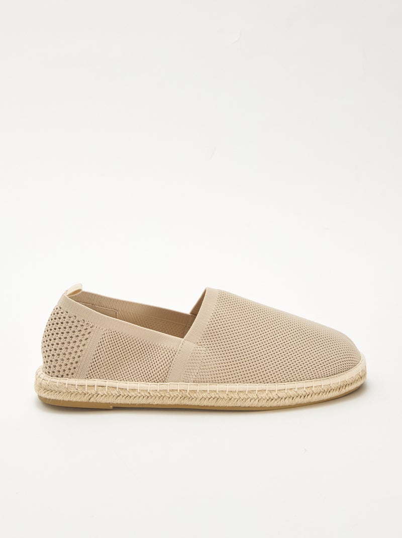 Espadrillas in mesh Beige - Kiabi