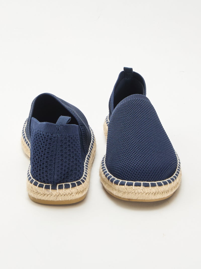 Espadrilles en mesh Bleu - Kiabi
