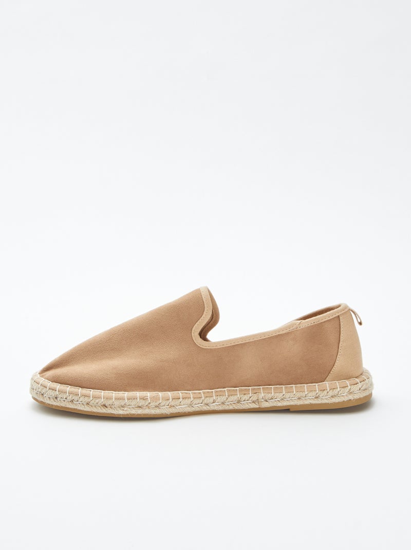 Espadrilles en suédine MARRON - Kiabi
