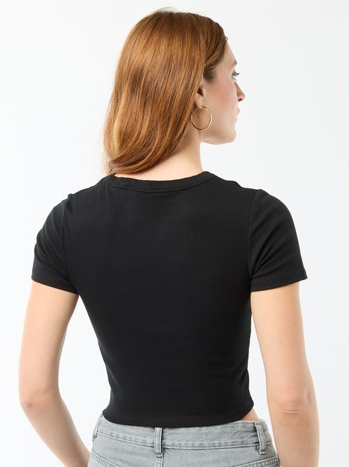 Essential Crop Top Tee - Kiabi