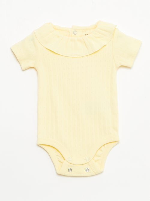 Evolutive Bodysuit + Ribbed Knit Sleepsuit Set - Kiabi