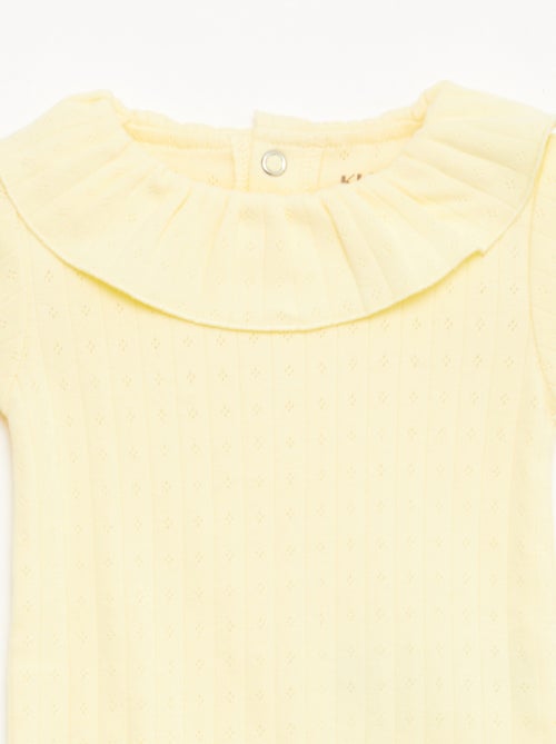 Evolutive Bodysuit + Ribbed Knit Sleepsuit Set - Kiabi