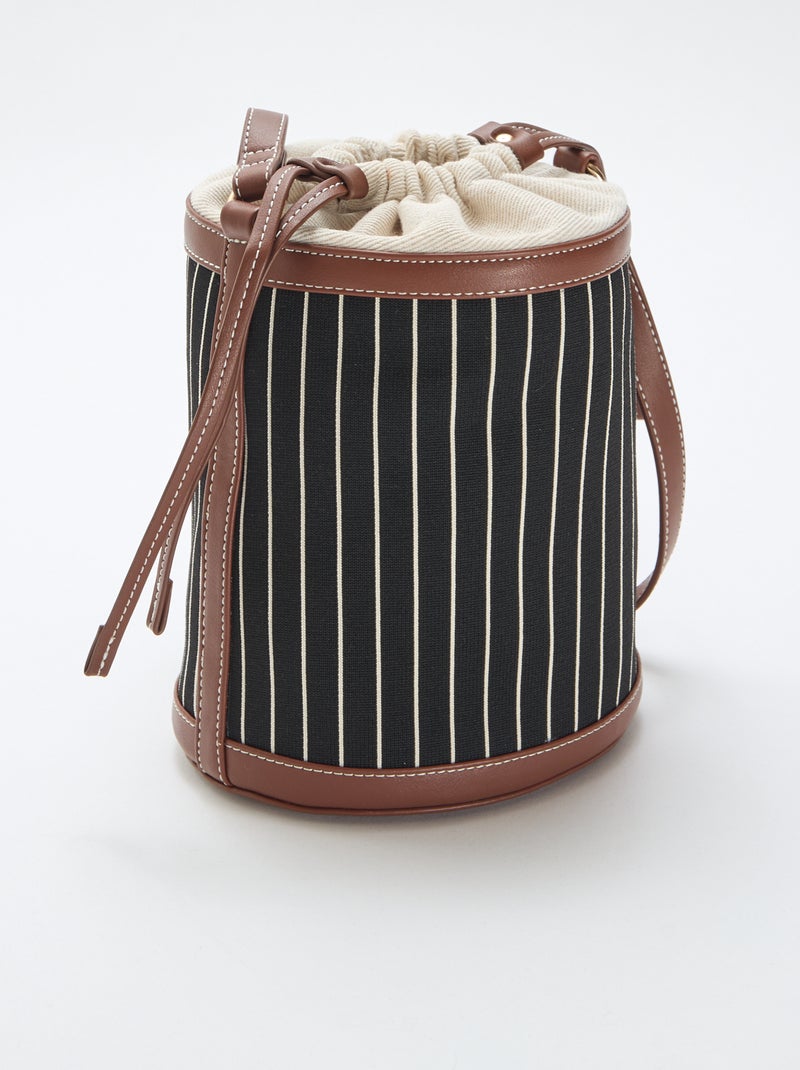 Fabric Bucket Bag Black - Kiabi