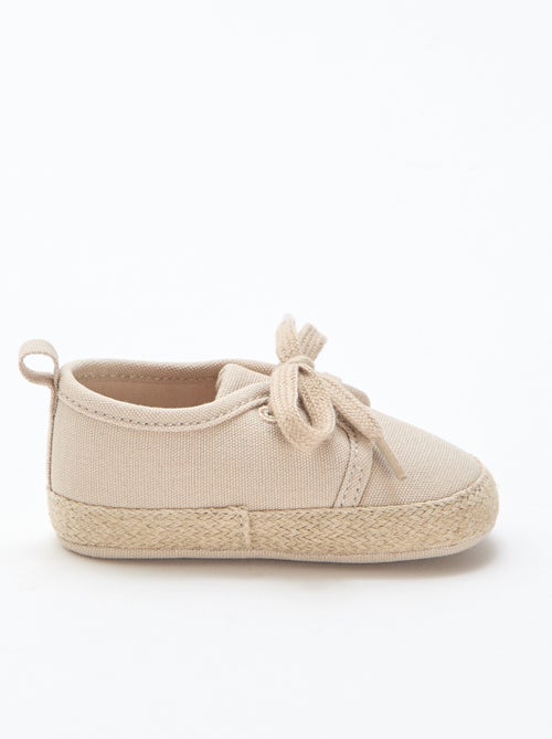 Fabric Lace-Up Sneakers - Kiabi