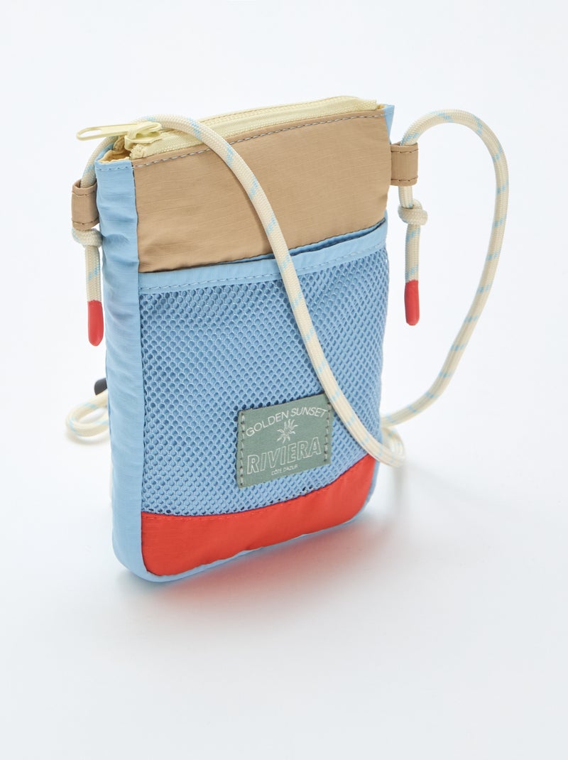 Fabric Phone Pouch Blue - Kiabi