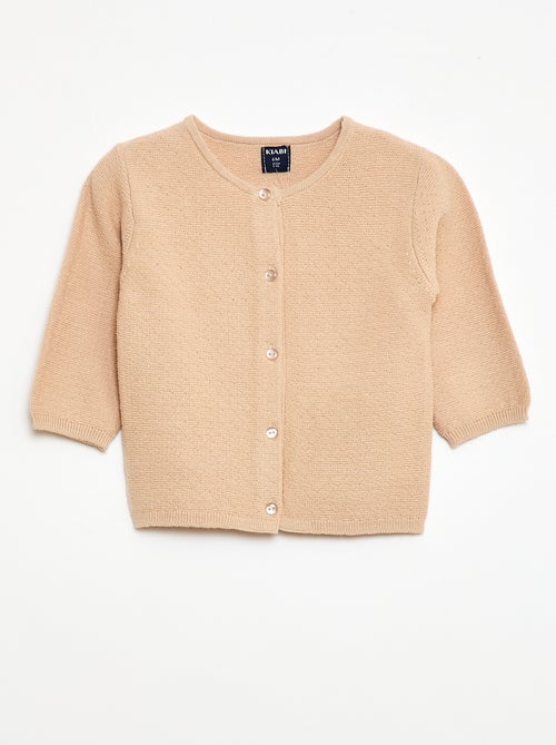 Fancy Openwork Knit Cardigan - Kiabi