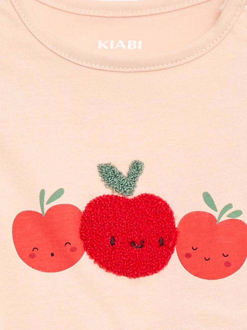 Fancy print T-shirt Pink - Kiabi