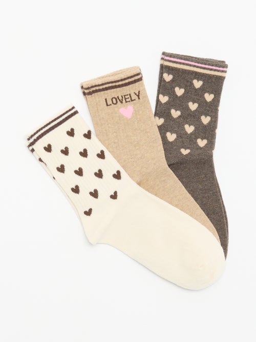 Fancy Ribbed Socks - Kiabi