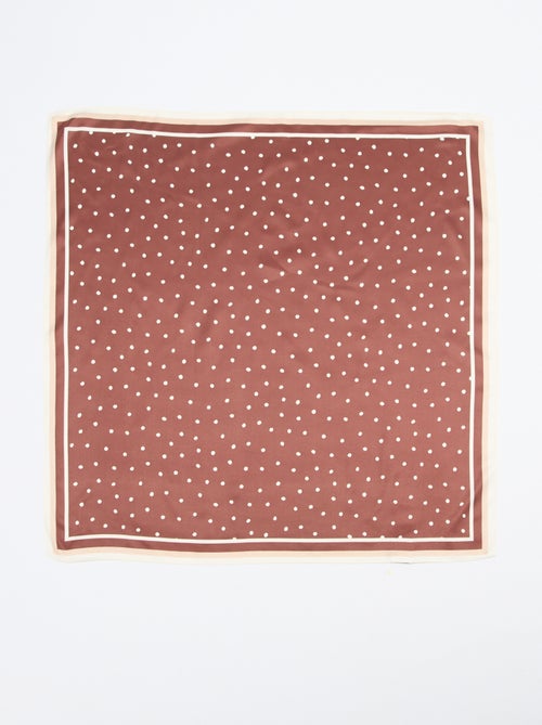 Fancy Satin Scarf (65x65 cm) - Kiabi