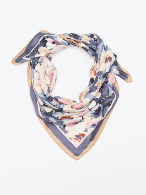 Fancy Satin Scarf (65x65 cm) - Kiabi