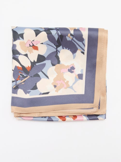 Fancy Satin Scarf (65x65 cm) - Kiabi
