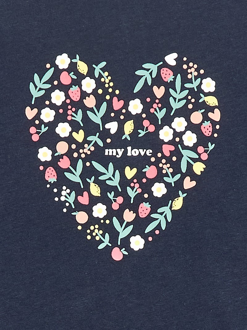 Fantasy Print T-Shirt Blue - Kiabi