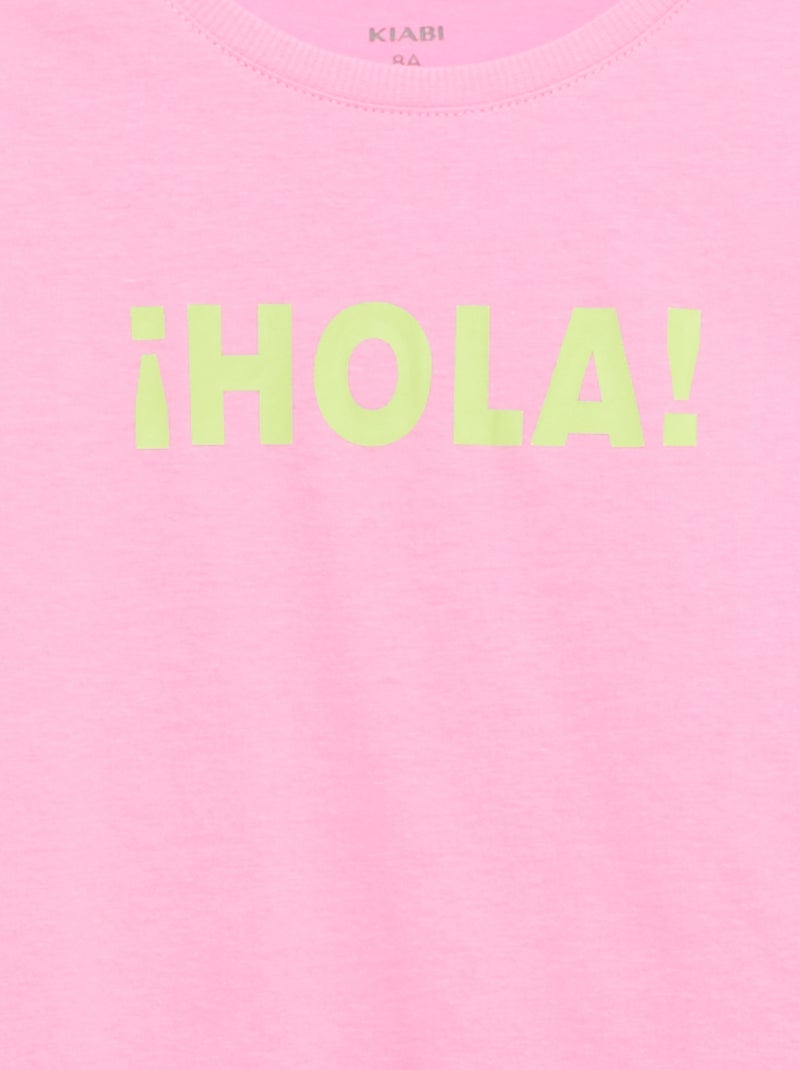Fantasy Print T-Shirt Pink - Kiabi
