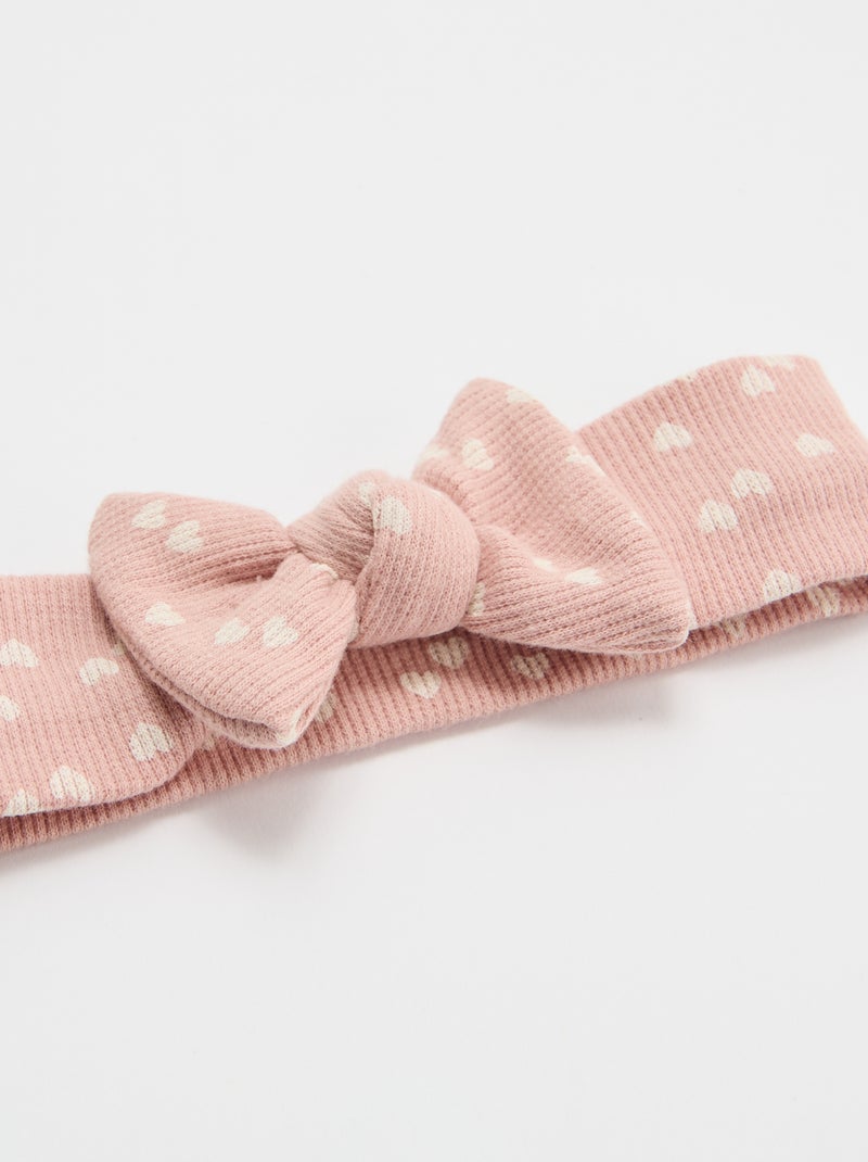 Fascia con fiocco Rosa - Kiabi