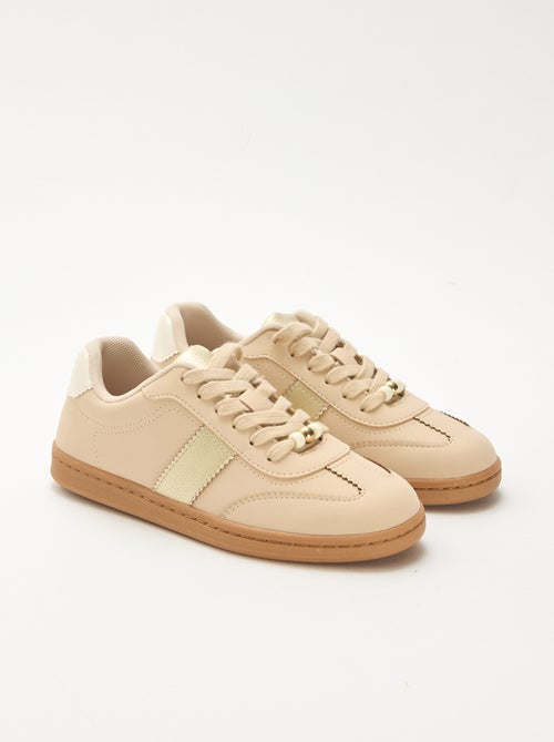 Fashion Sneakers with Leopard Print Panels - Kiabi