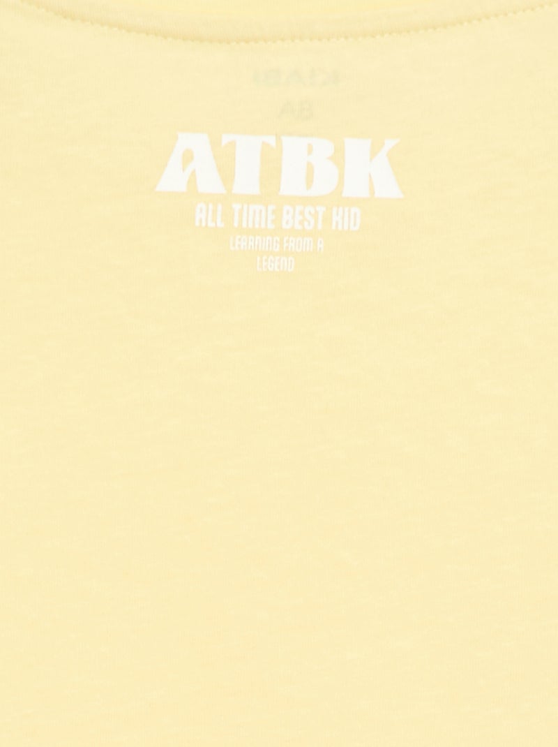 Father's Day Message T-Shirt Yellow - Kiabi
