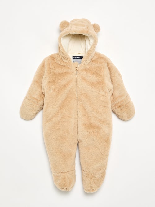 Faux Fur Pilot Jumpsuit - Kiabi