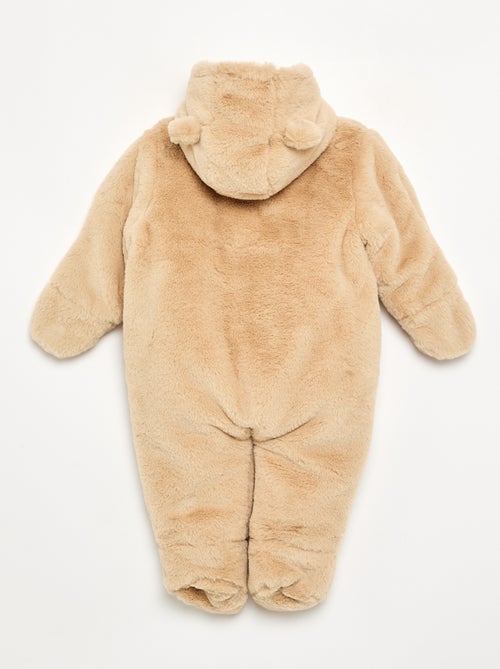 Faux Fur Pilot Jumpsuit - Kiabi