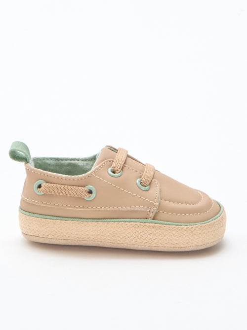 Faux Leather Boat Shoes - Kiabi