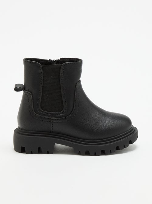 Faux Leather Boots - Kiabi